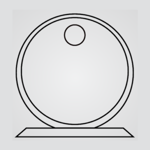 gxp0121 (205x200x12 mm) reloj (grande)