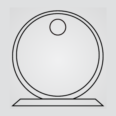gxp0121 (205x200x12 mm) reloj (grande)